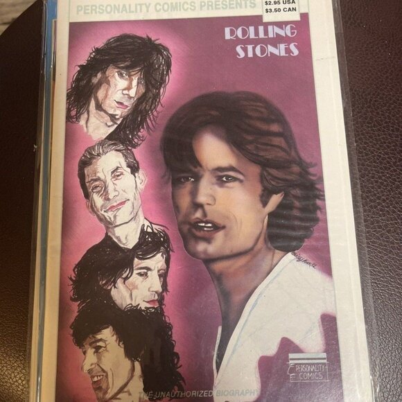 SET OF 2 PESONALITY COMICS PRESENTS THE ROLLING STONES MICK JAGGER - Picture 2 of 3